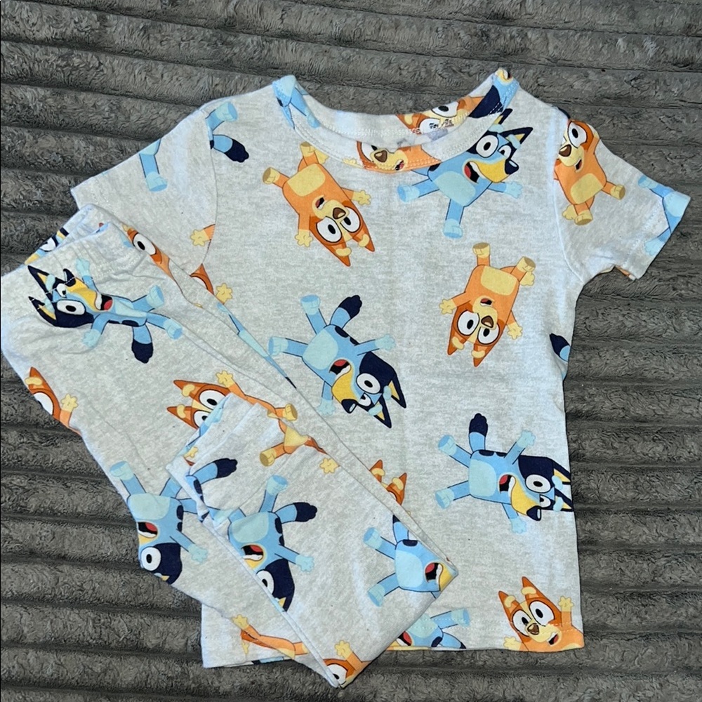Kids Cartoon Print Pajama Set